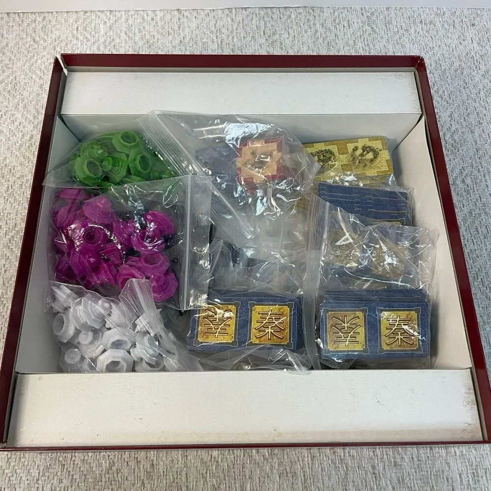 Qin Board Game R&R Games Reiner Knizia Area Control 2 to 4 Players Complete READ